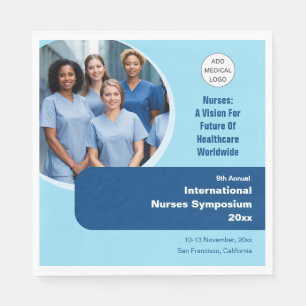Nurse Technician Caregiver Medical Conference Napkin