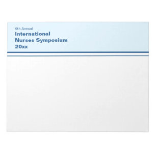 Nurse Technician Caregiver Medical Conference Notepad