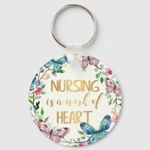 Nurse Thank You Appreciation Gift Quote Key Ring