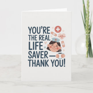 Nurse Thank You Card
