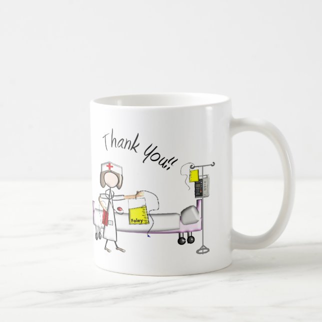 Nurse "Thank You" Gifts Coffee Mug (Right)
