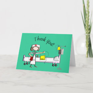 Nurse "Thank You" Gifts Thank You Card