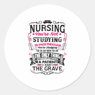 Nurse - The Only Thing - pos Classic Round Sticker