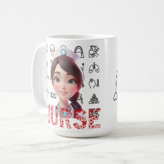 nurse-themed coffee mugs for healthcare profession