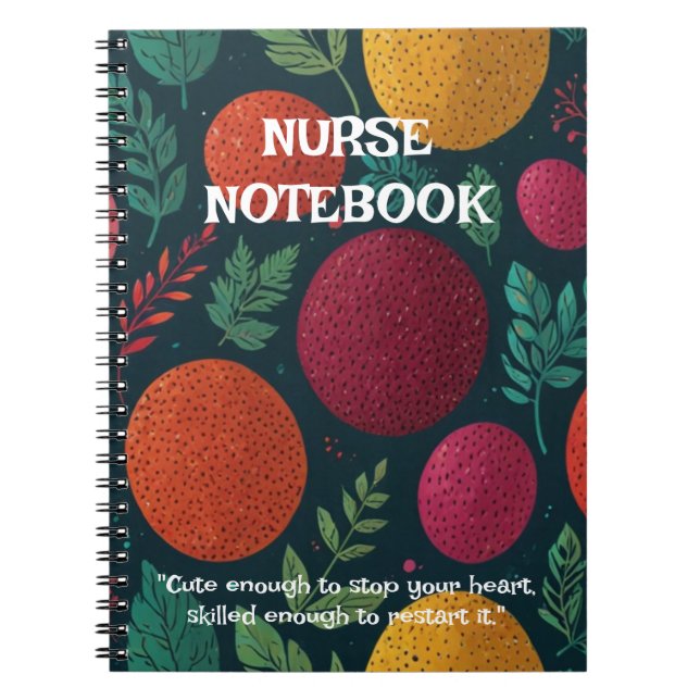 Nurse-Themed  Notebook (Front)