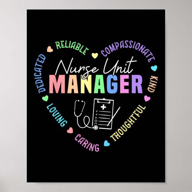 Nurse Unit Manager Appreciation  Poster (Front)