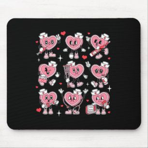 Nurse Valentine Candy Heart Er Icu Nicu Rn Nurses  Mouse Pad