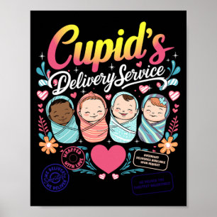 Nurse Valentine Cuds Delivery Service Labor And Poster