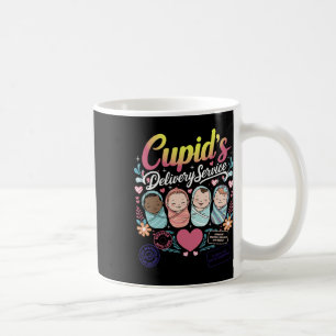 Nurse Valentine Cupid's Delivery Service Labor And Coffee Mug