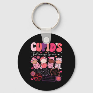 Nurse Valentine Cupid's Delivery Service Labor And Key Ring