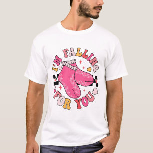Nurse Valentine Falling For You Sock Pct Cna Healt T-Shirt
