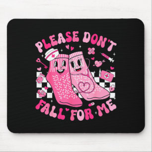 Nurse Valentine Non Slip Socks Please Dont Fall Fo Mouse Pad