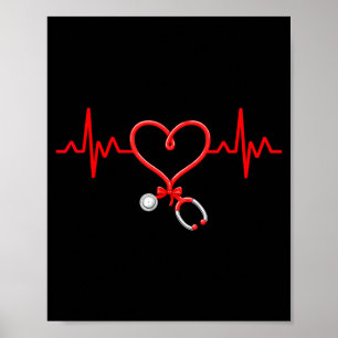Nurse Valentines Cute Nursing RN PCT CNA Nurse Poster