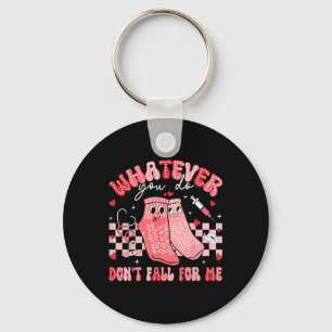 Nurse Valentines Day Apparel Hug Valentine Whateve Key Ring