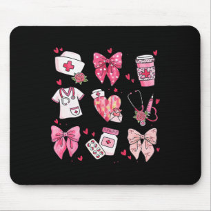 Nurse Valentines Day Valentine Er Icu Nicu Rn Nurs Mouse Pad