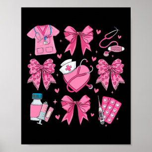 Nurse Valentines Day Valentine Er Icu Nicu Rn Nurs Poster