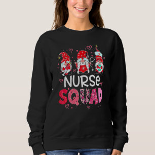 Nurse Valentines Day Valentine ER ICU NICU RN Nurs Sweatshirt