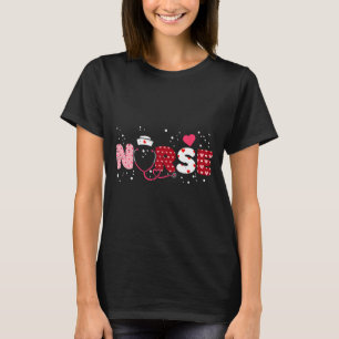Nurse Valentines Day Valentine Er Icu Nicu Rn Nurs T-Shirt