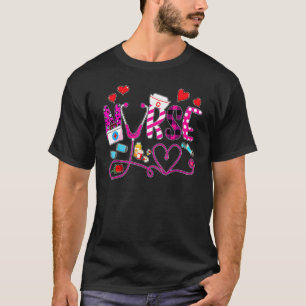 Nurse Valentines Day Valentine ER ICU NICU RN Nurs T-Shirt