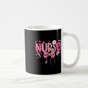 Nurse Valentines Day Valentine Scrub Top Women Scr Coffee Mug