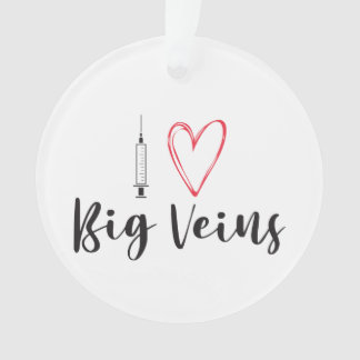 Nurse Veins Acrylic Ornament, Circle Ornament