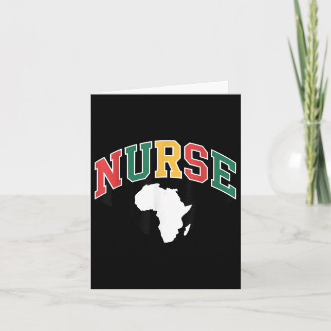 Nurse Week Juneteenth Pride African Heritage Day _ Card (Front)