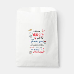 Nurse Week Sign Printable Appreciation Nurse Thank Favour Bag