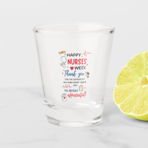 Nurse Week Sign Printable Appreciation Nurse Thank Shot Glass