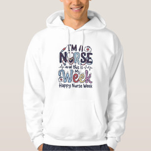 Nurse Week Vintage Typography Shirt Design_1