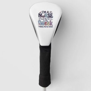 Nurse Week Vintage Typography Shirt Design_1 Golf Head Cover