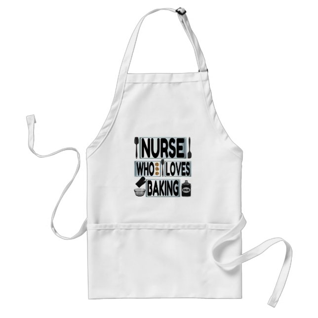 Nurse Who Loves Baking Standard Apron (Front)