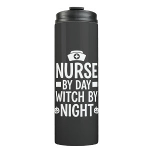 Nurse Witch Halloween Vector Design_1 Thermal Tumbler