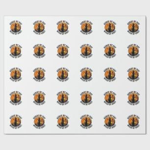 Nurse Witch Halloween Vintage Spooky Shift Design Wrapping Paper