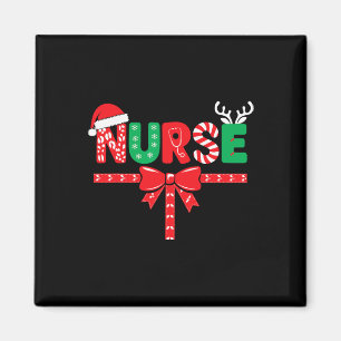 Nurse Xmas Rn Lpn Cna Women Christmas Magnet