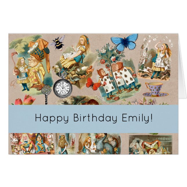  Nursery Alice Colourful 1800s Classic Wonderland  (Front Horizontal)