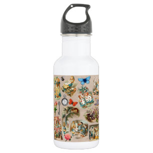  Nursery Alice Colourful 1800s Classic Wonderland  532 Ml Water Bottle