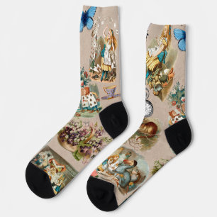 Nursery Alice Colourful 1800s Classic Wonderland Socks