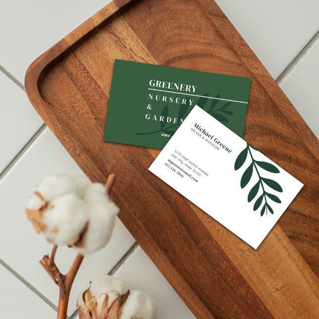 Nursery and Garden Business Card (Creator Uploaded)