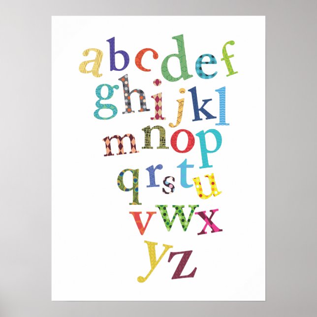 Nursery Art | Alphabet Print (Front)