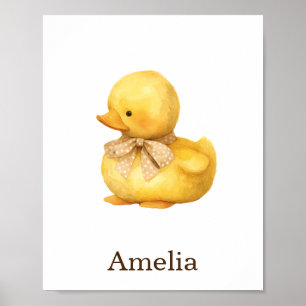 Nursery Decor Toy Animal Duck Gender Neutral