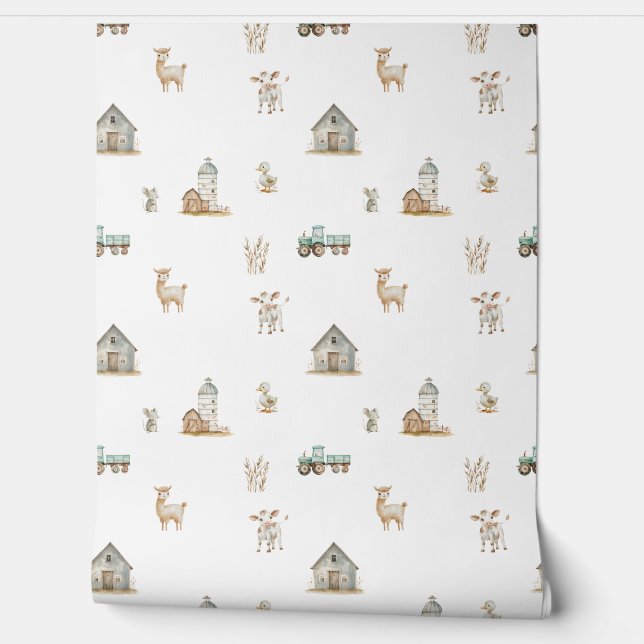 Nursery Decor Wall Farm (Unrolling)