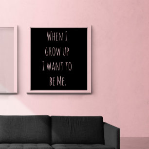 Nursery Kids Decor Quote Black White