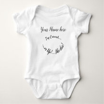 Nursery name Baby romper t-Shirt One-piece