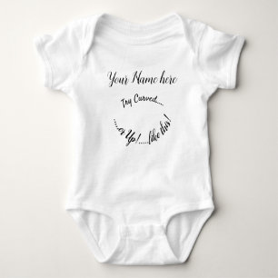 Nursery name Baby romper t-Shirt One-piece Baby Bodysuit