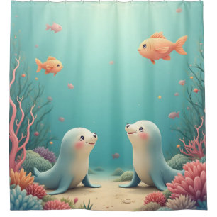 nursery or childrens bathroom shower curtain