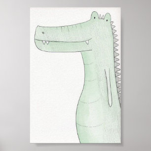 Nursery Poster - Crocodile