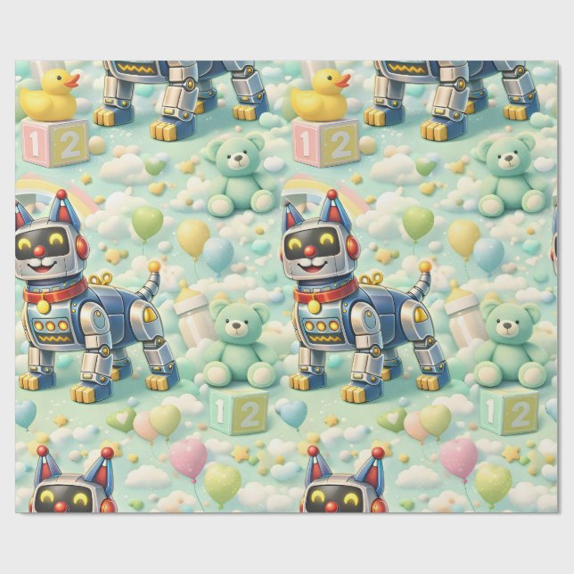 Nursery premium wrapping paper (Flat)