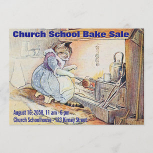 Nursery Rhyme Bake Sale Invitation