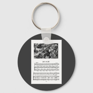Nursery Rhyme Jack and Jill Key Ring