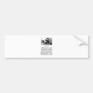 Nursery Rhyme Jack Korner Bumper Sticker